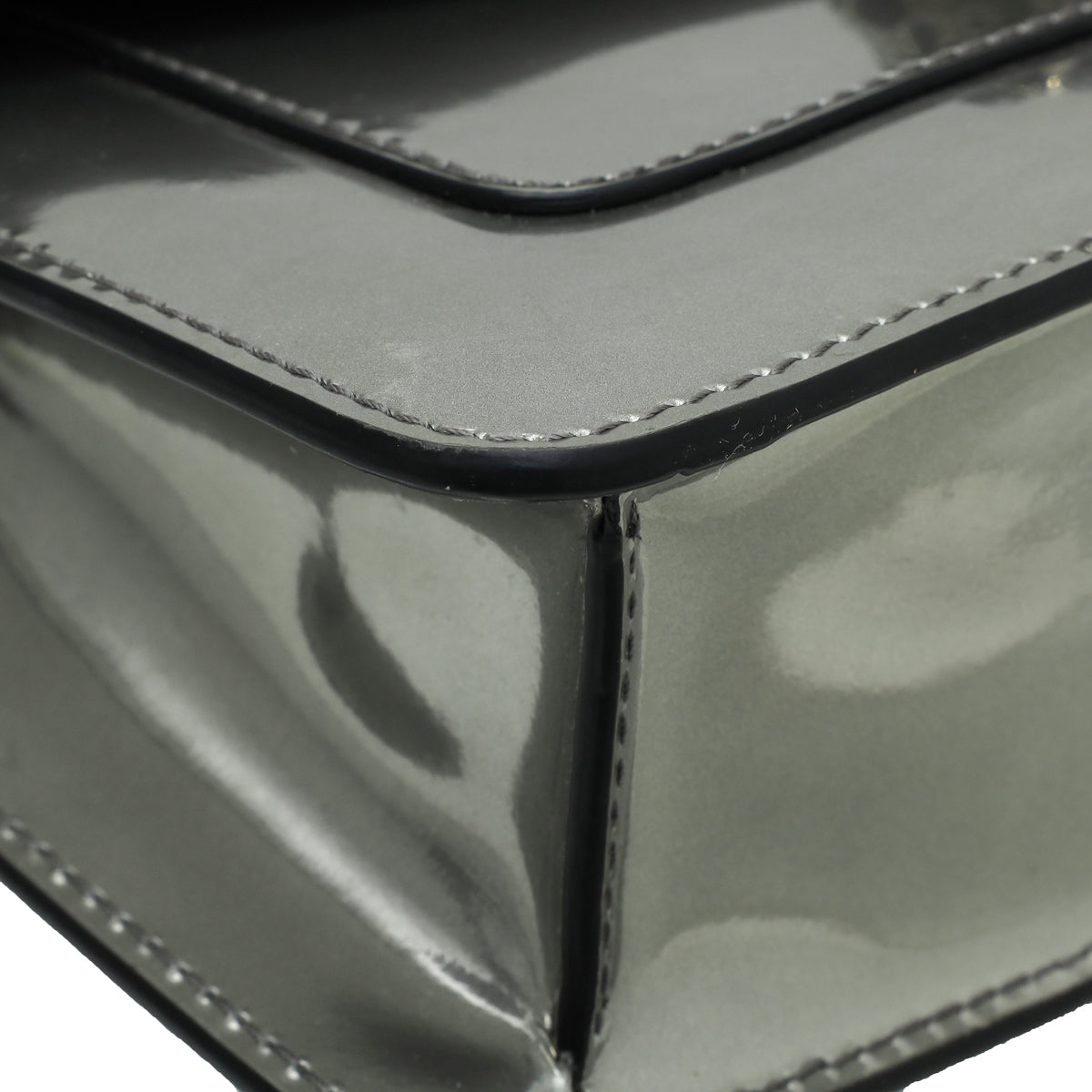 Bvlgari Grey Serpenti Forever East West Small Bag