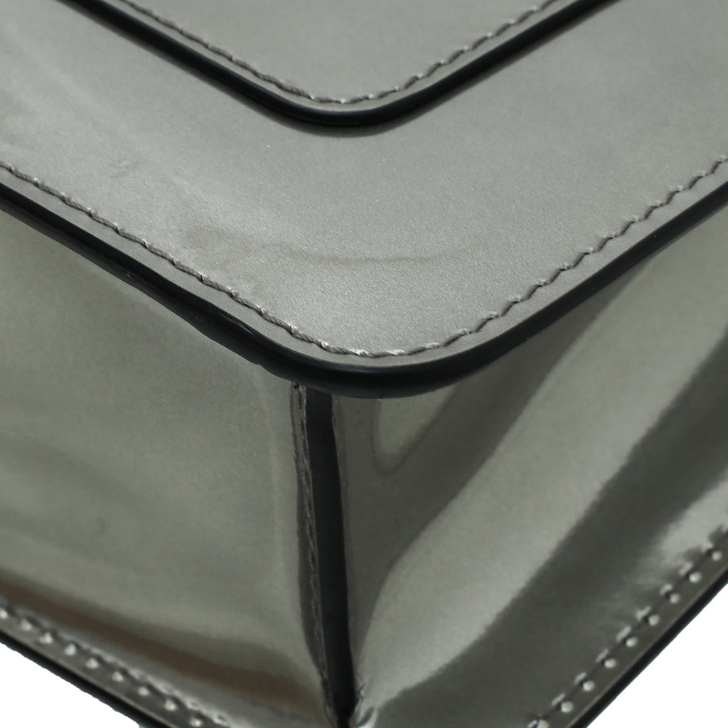 Bvlgari Grey Serpenti Forever East West Small Bag