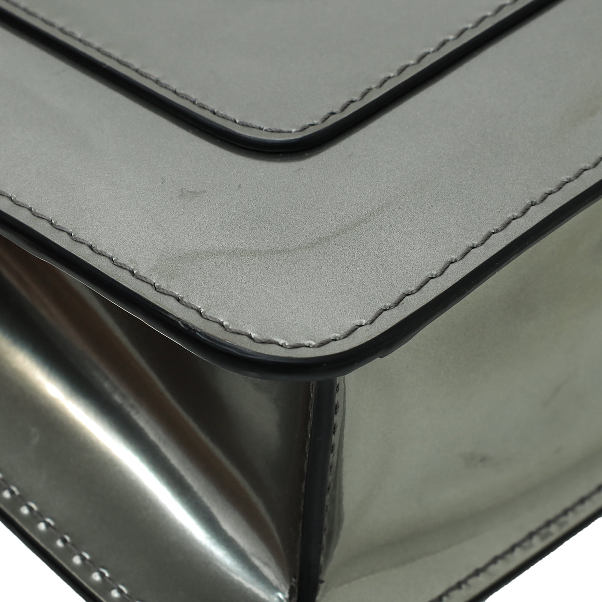 Bvlgari Grey Serpenti Forever East West Small Bag