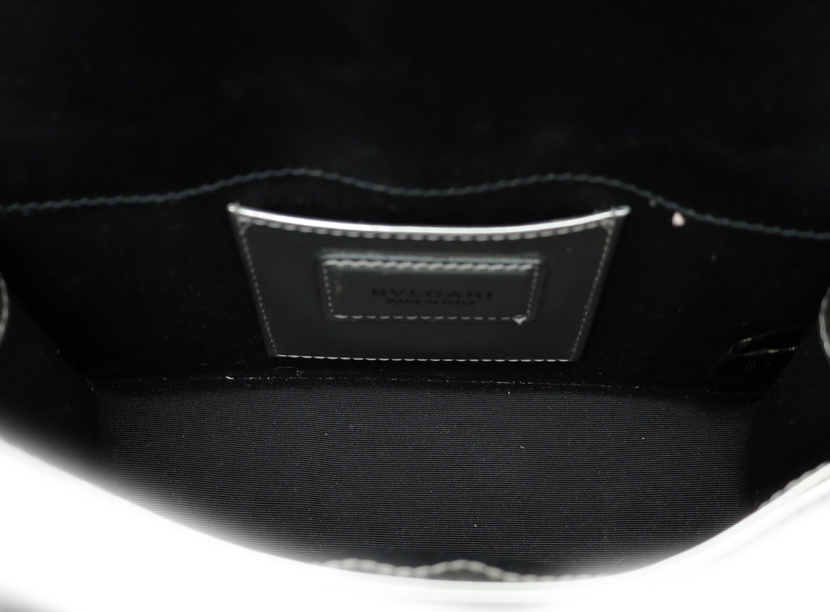 Bvlgari Grey Serpenti Forever East West Small Bag
