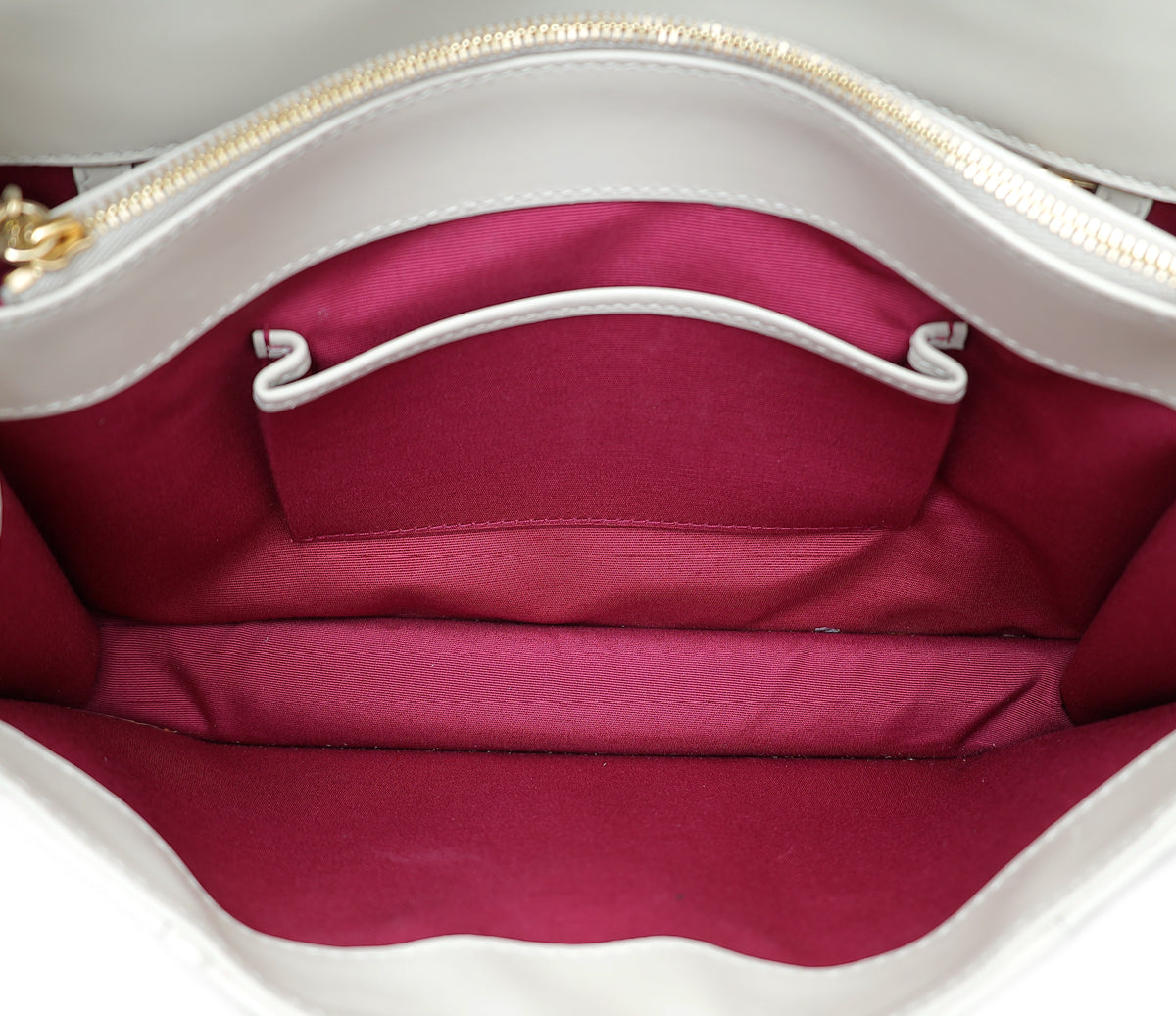 Bvlgari Cream Serpenti Forever Medium Shoulder Bag