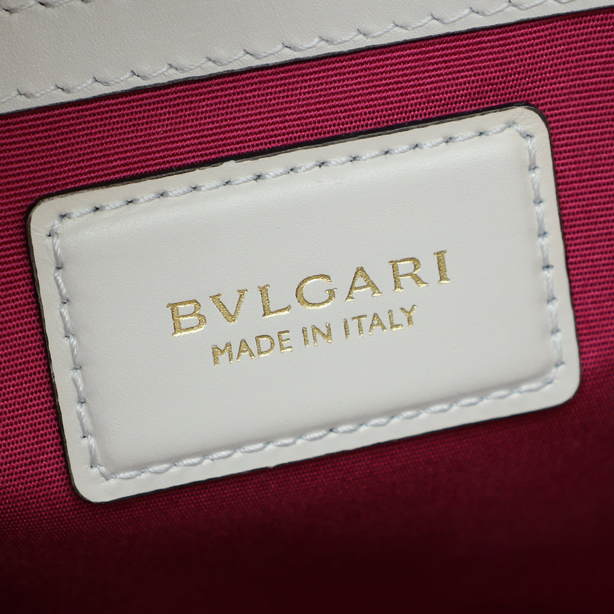 Bvlgari Cream Serpenti Forever Medium Shoulder Bag