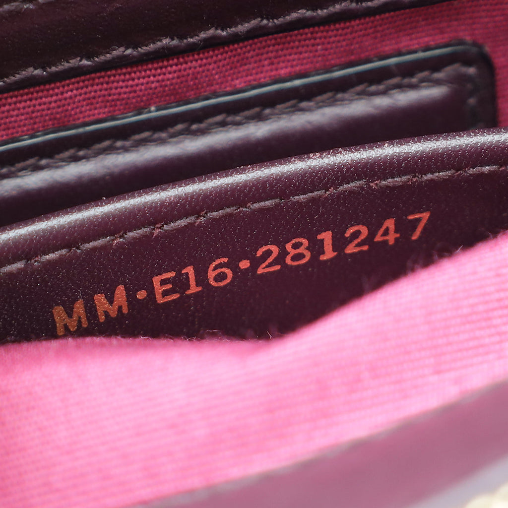 Bvlgari Burgundy Serpenti Forever Flap Bag