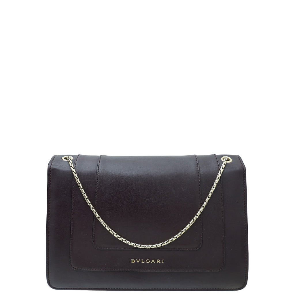 Bvlgari Burgundy Serpenti Forever Flap Bag