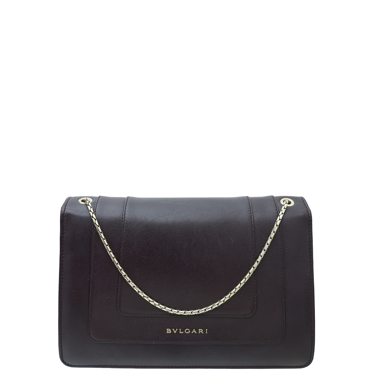 Bvlgari Burgundy Serpenti Forever Flap Bag