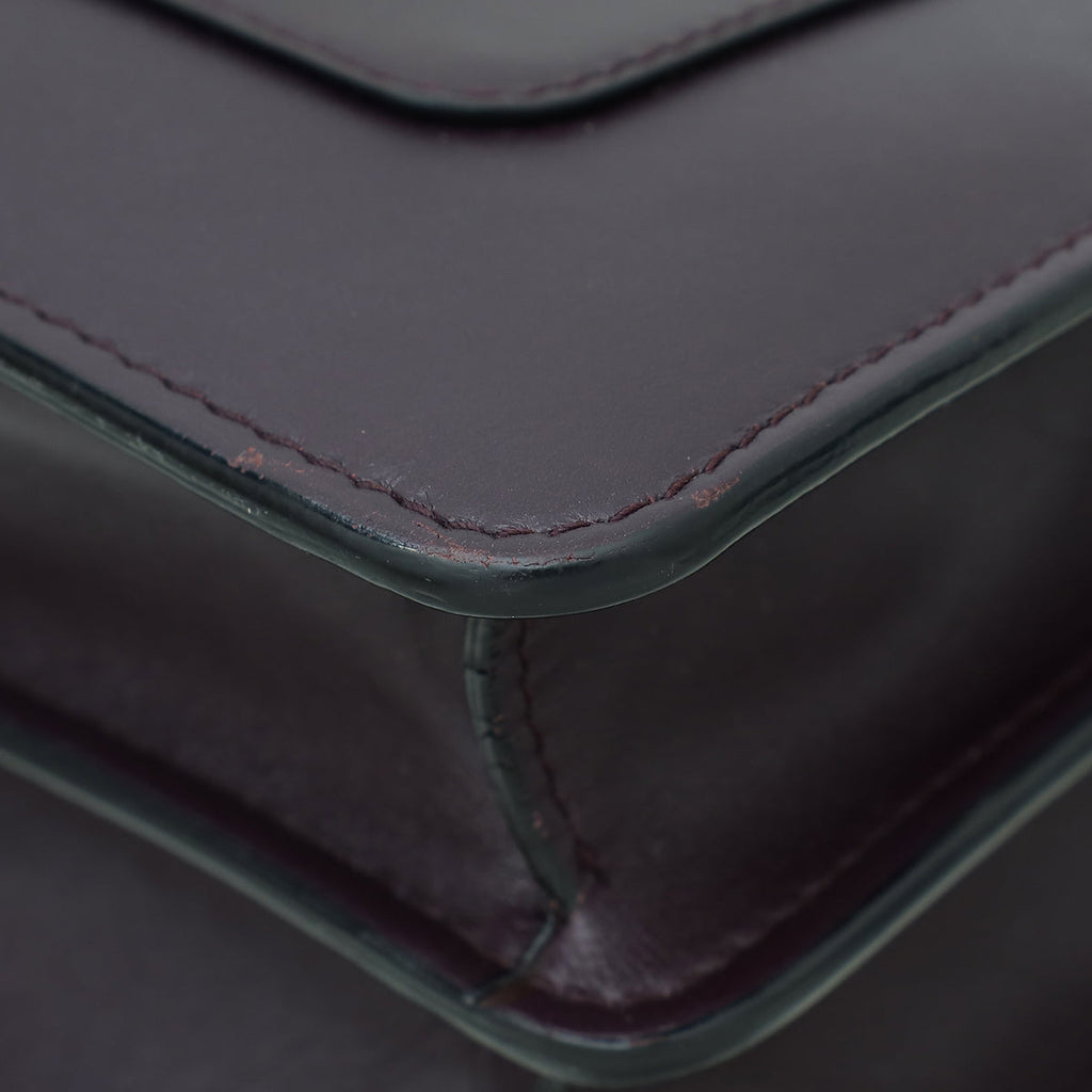 Bvlgari Burgundy Serpenti Forever Flap Bag