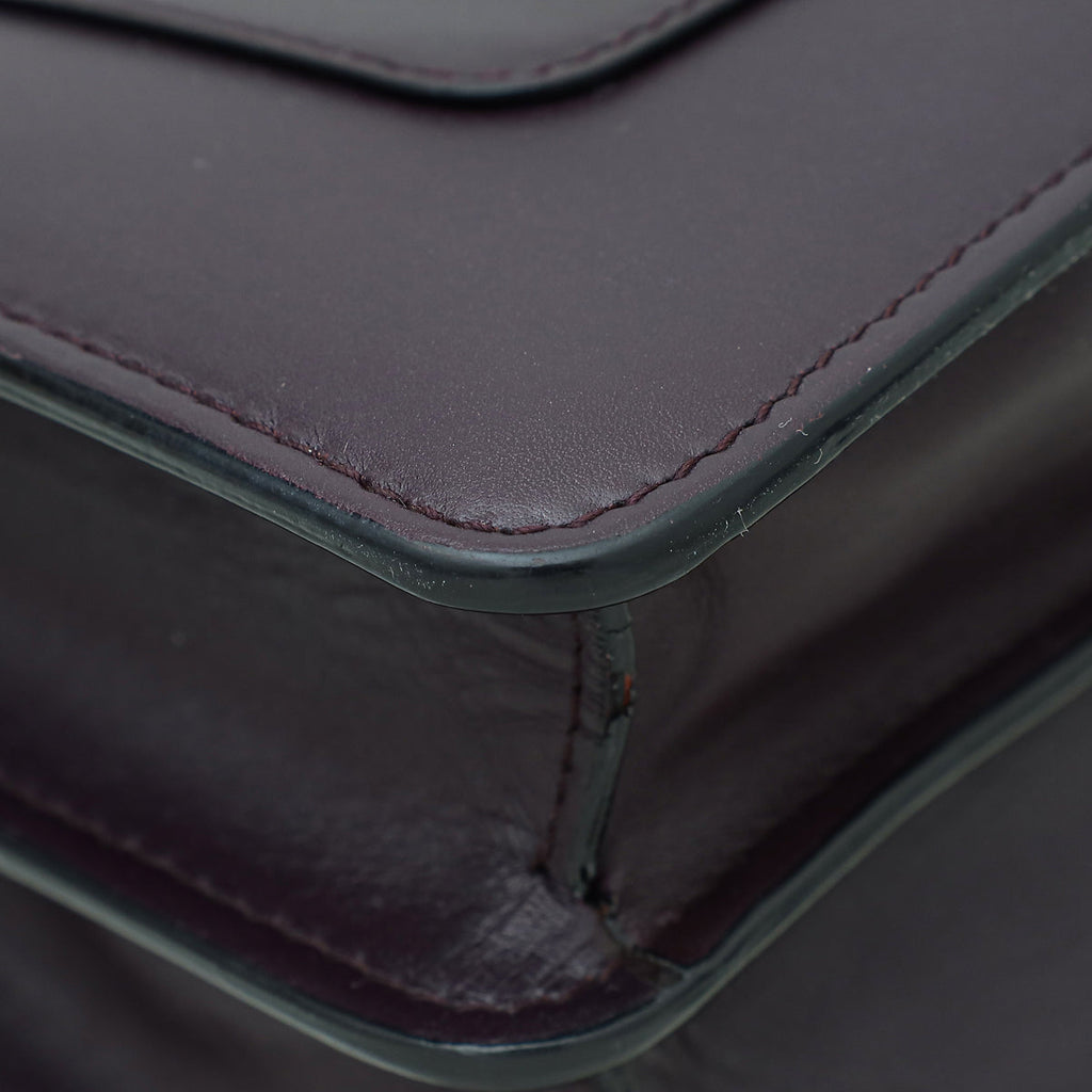 Bvlgari Burgundy Serpenti Forever Flap Bag