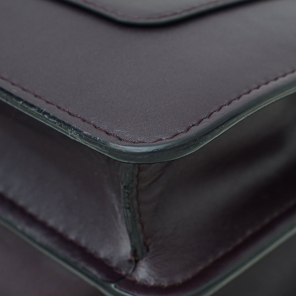 Bvlgari Burgundy Serpenti Forever Flap Bag