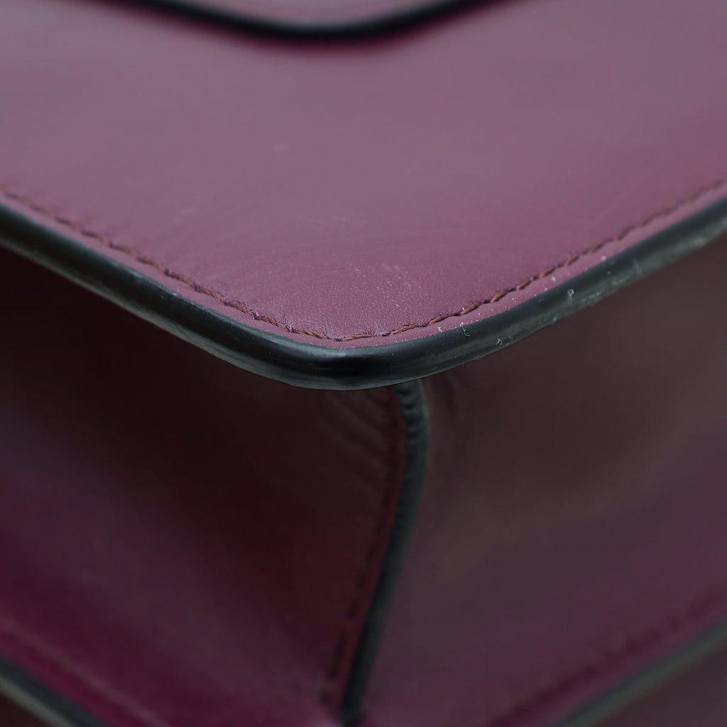 Bvlgari Aubergine Serpenti Forever Large Shoulder Bag
