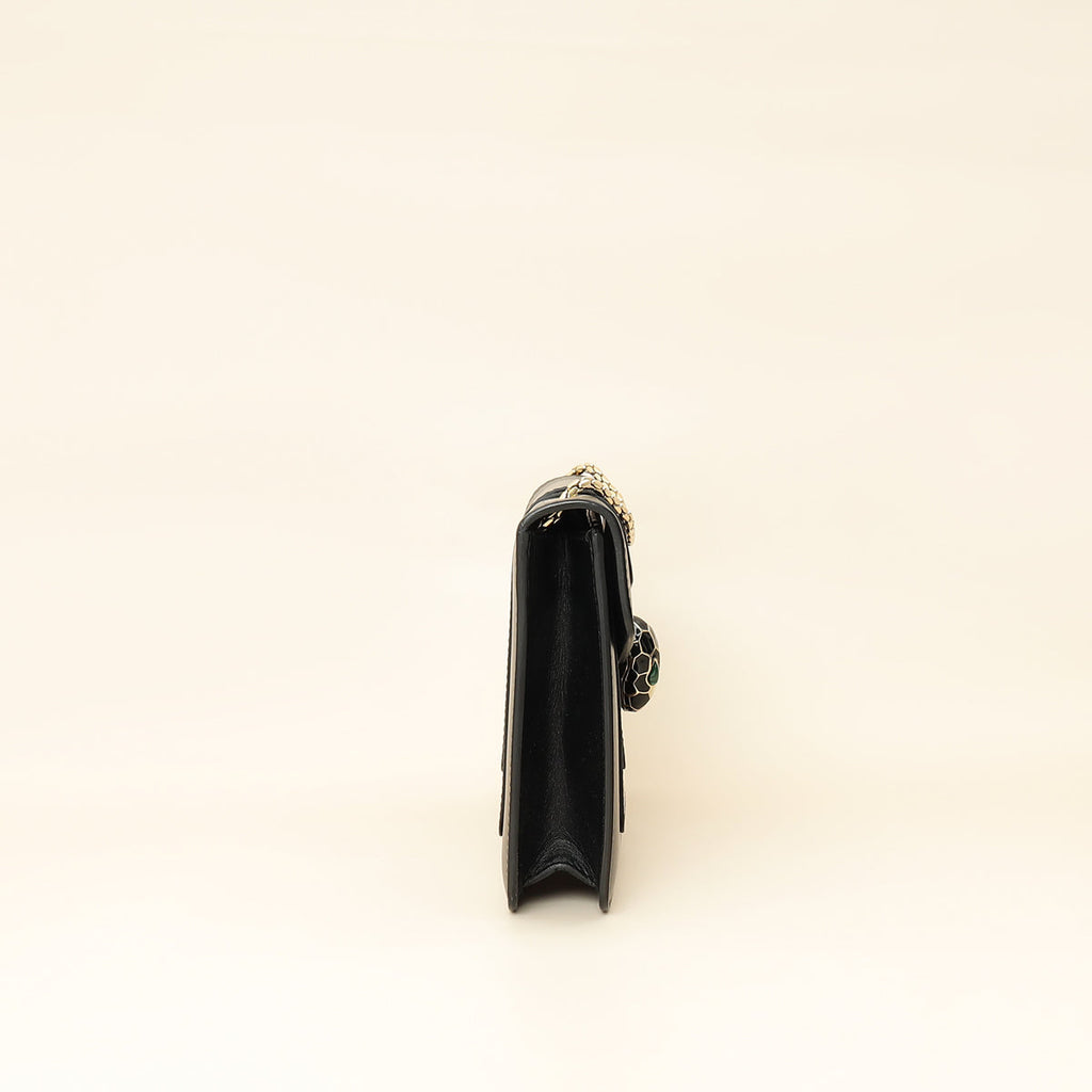 Bvlgari Black Serpenti Forever Small Crossbody Bag