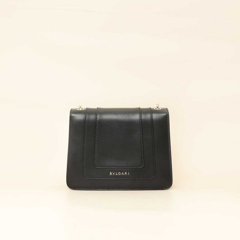 Bvlgari Black Serpenti Forever Small Crossbody Bag