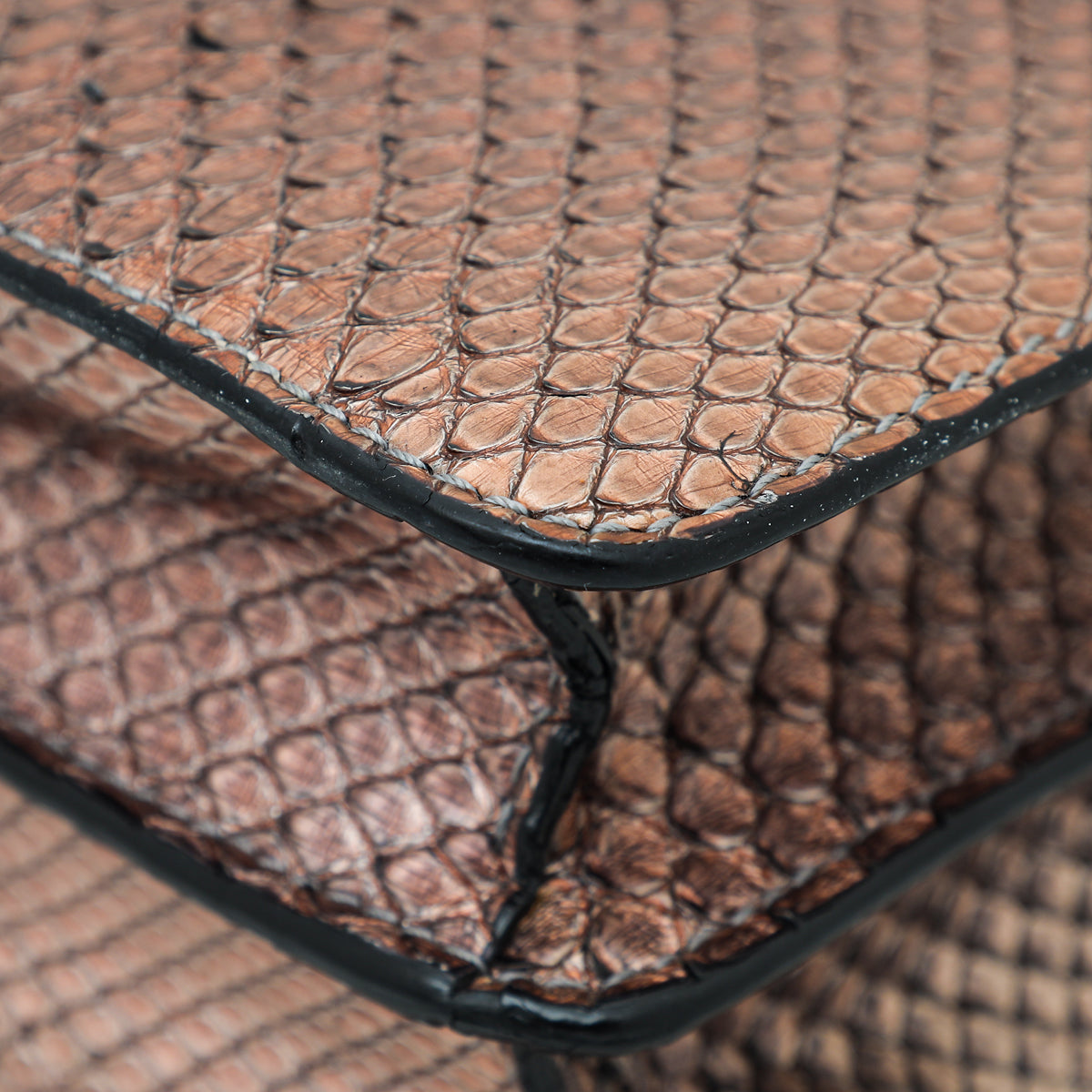 Bvlgari Light Bronze Python Serpenti Forever Ltd.Ed 35/30 Bag