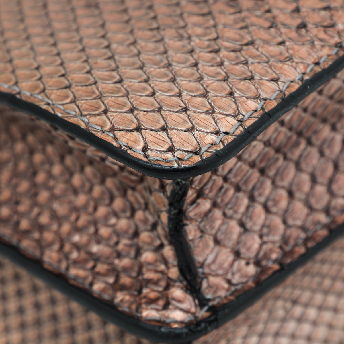 Bvlgari Light Bronze Python Serpenti Forever Ltd.Ed 35/30 Bag