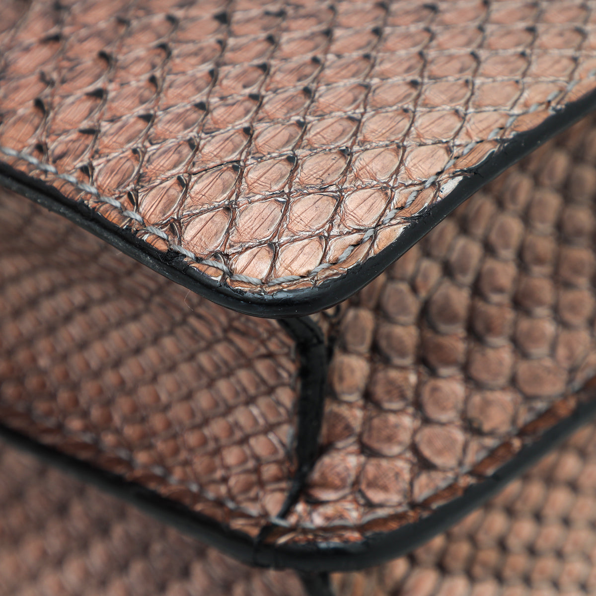 Bvlgari Light Bronze Python Serpenti Forever Ltd.Ed 35/30 Bag