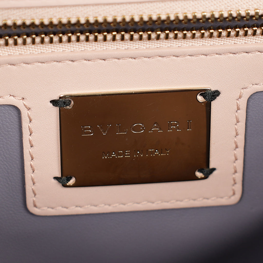 Bvlgari Crystal Rose Serpenti Forever Diamond Blast Shoulder Bag