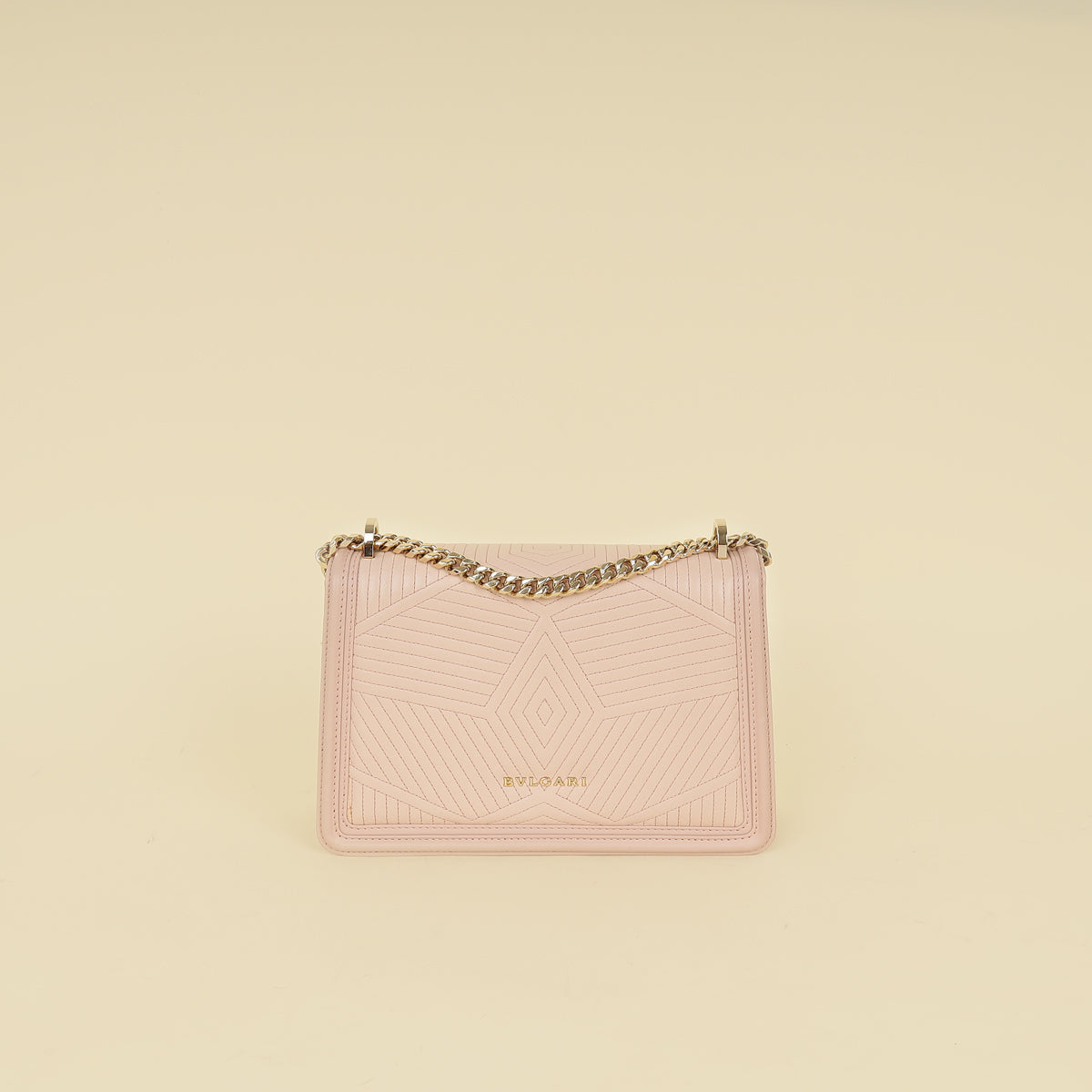 Bvlgari Crystal Rose Serpenti Forever Diamond Blast Shoulder Bag