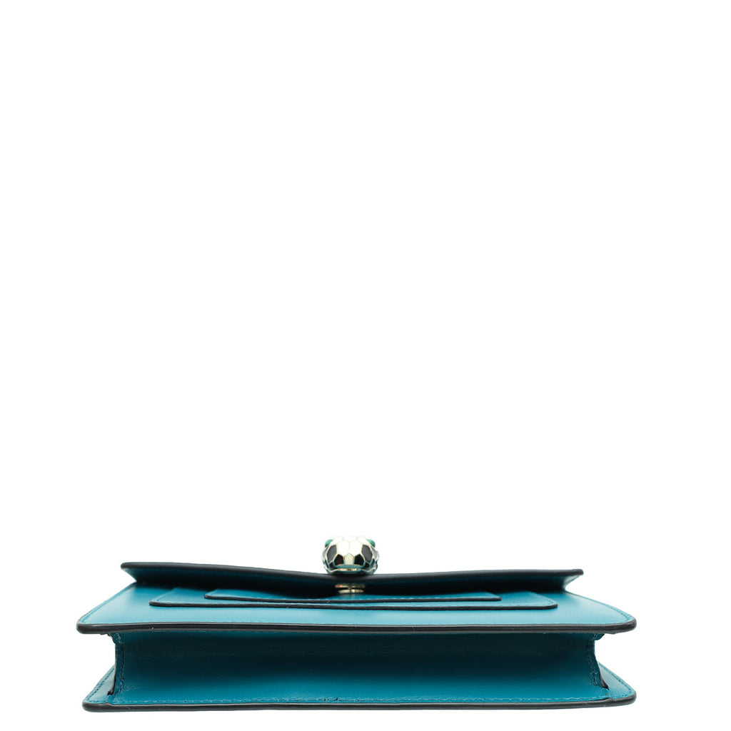 Bvlgari Blue Serpenti Forever Mini Pochette Bag