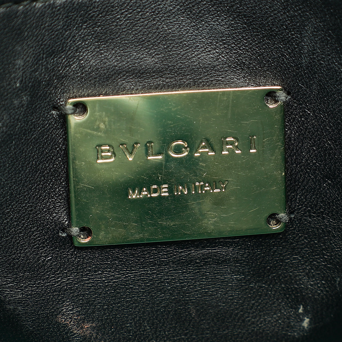 Bvlgari Black Quilted Scaglie Serpenti Forever Bag