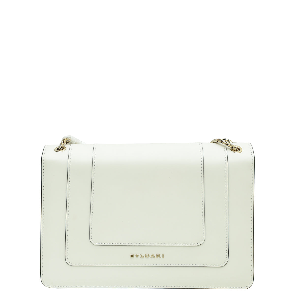 Bvlgari White Agate Serpenti Forever Shoulder Bag