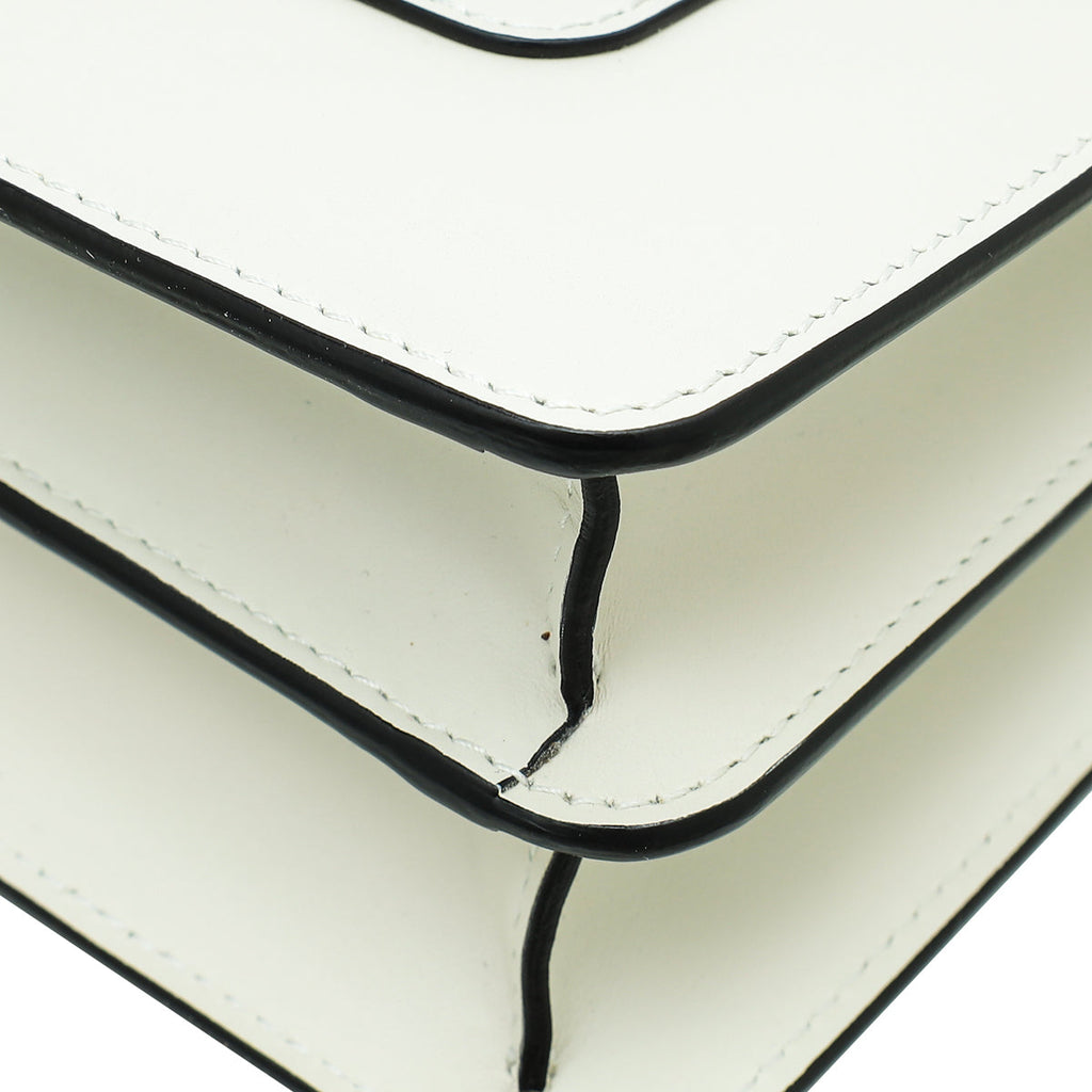 Bvlgari White Agate Serpenti Forever Shoulder Bag