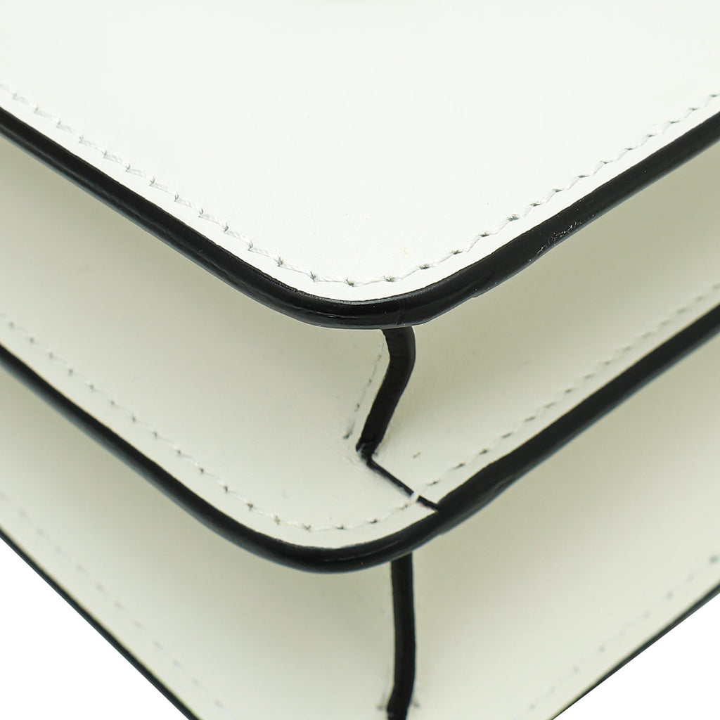 Bvlgari White Agate Serpenti Forever Shoulder Bag