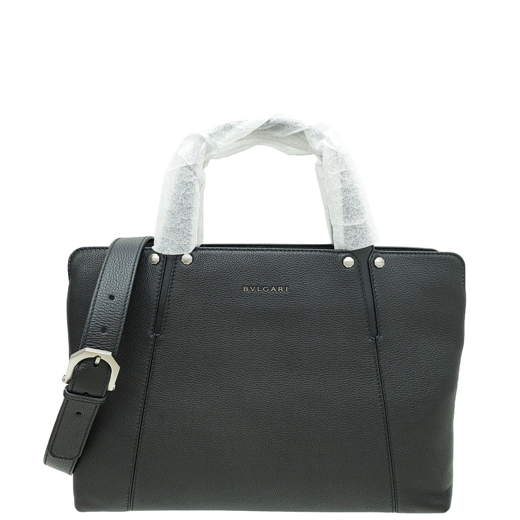 Bvlgari Black Briefcase for Men