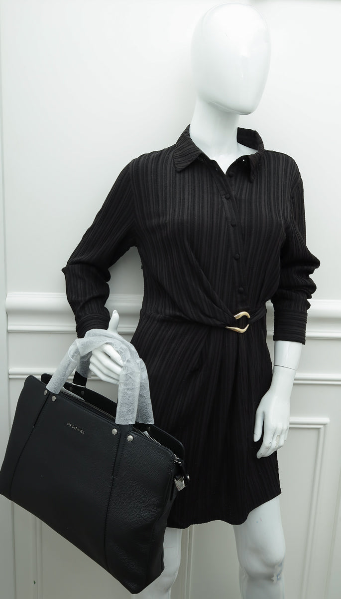 Bvlgari Black Briefcase for Men