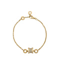 Bvlgari 18K Rose Gold Diamond B.zero1 Soft Bracelet