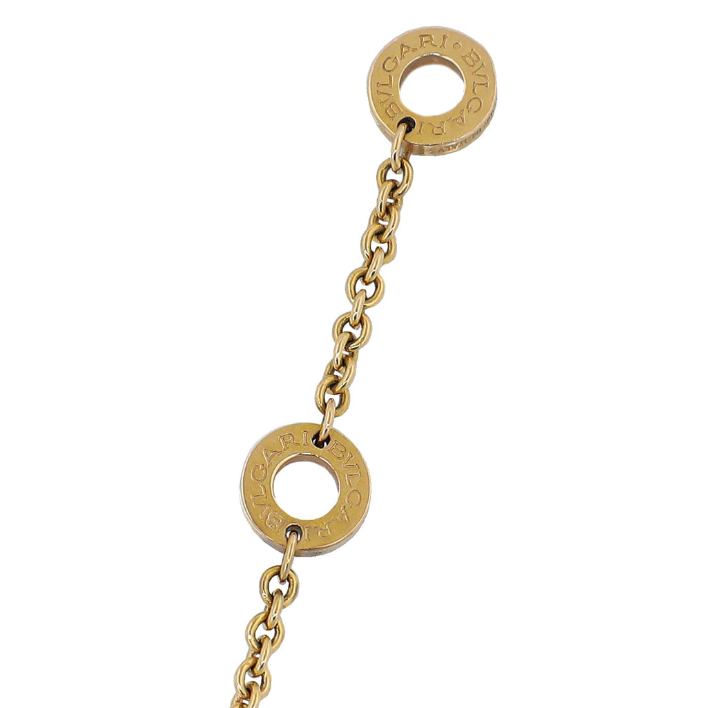 Bvlgari 18K Rose Gold Diamond B.zero1 Soft Bracelet