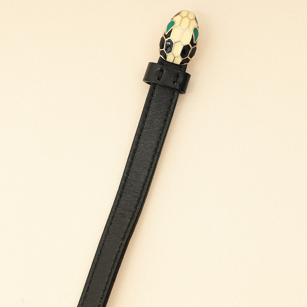 Bvlgari Black Serpenti Forever Double Tour Bracelet