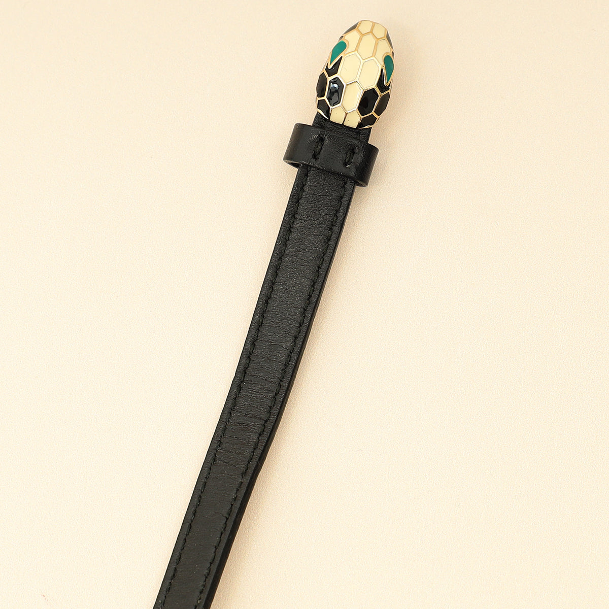 Bvlgari Black Serpenti Forever Double Tour Bracelet