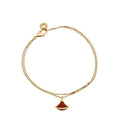Bvlgari 18K Rose Gold Carnelian Diva's Dream Bracelet