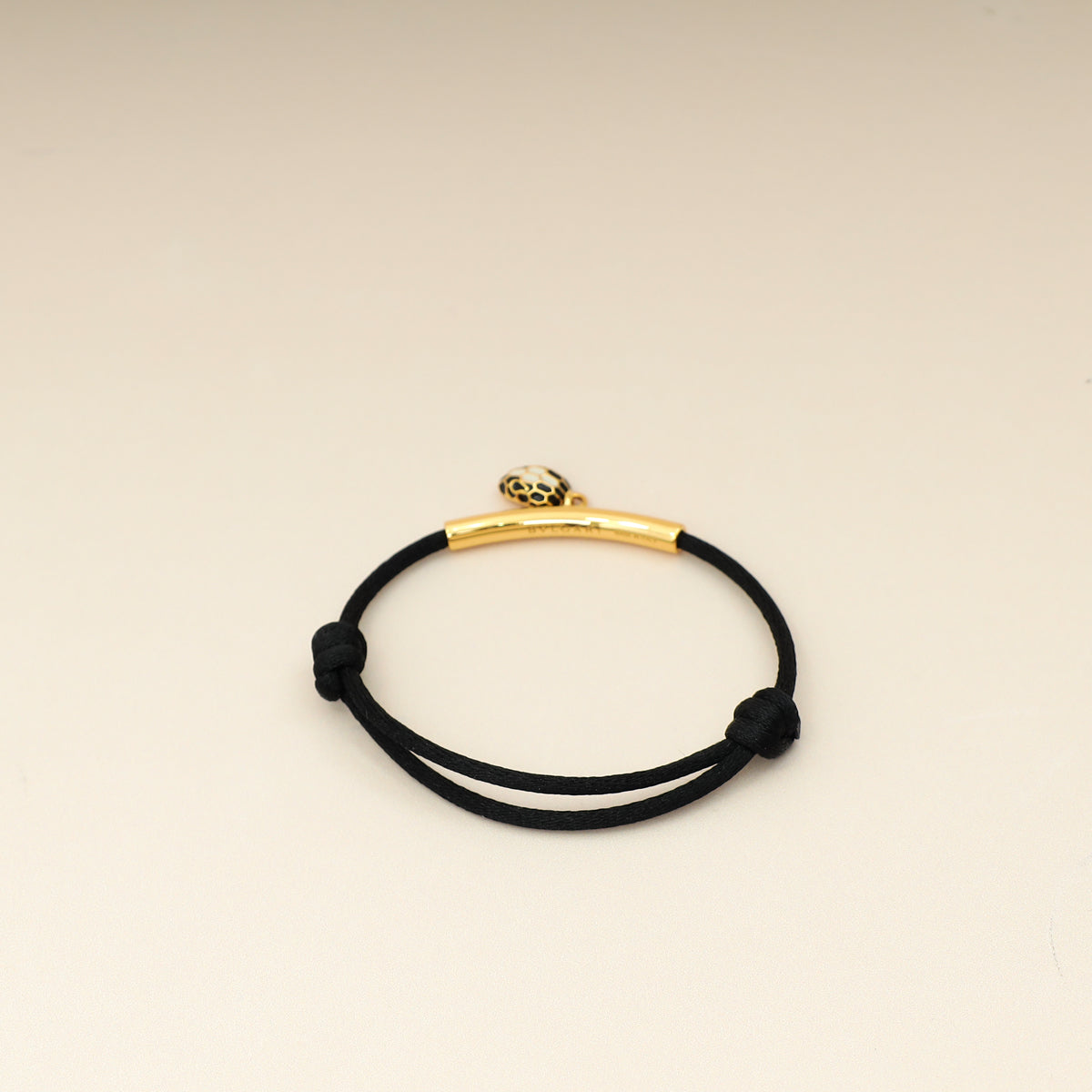 Bvlgari Black Serpenti Forever Cord Bracelet