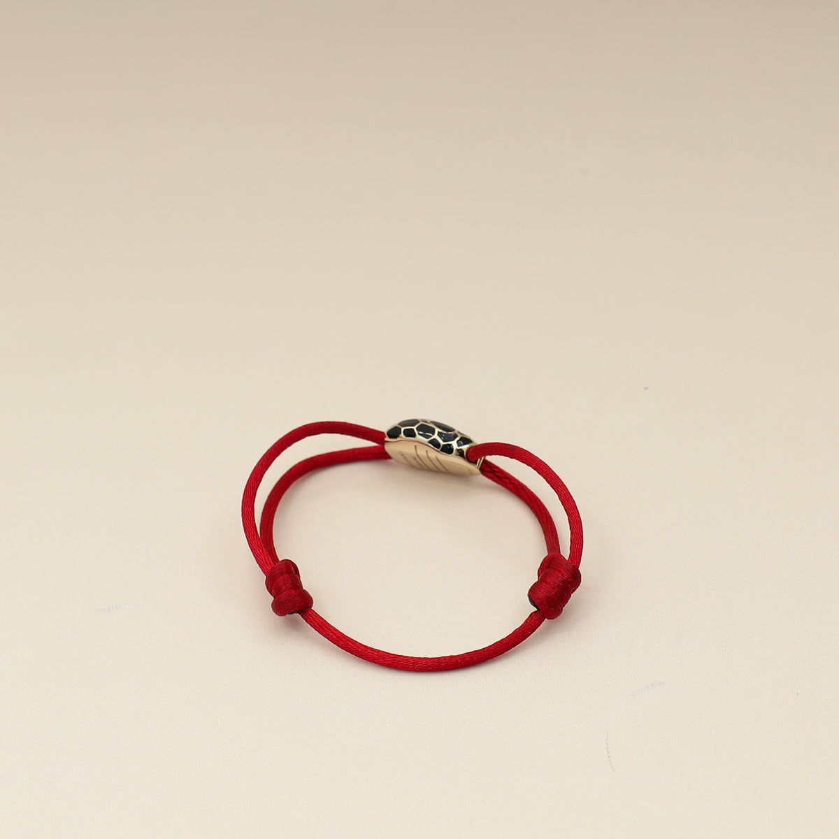 Bvlgari Red Serpenti Forever Cord Bracelet