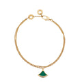Bvlgari 18K Rose Gold Malachite Diva's Dream Bracelet