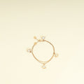 Bvlgari 18K Rose Gold Diva's Dream MOP 4 Motifs Bracelet