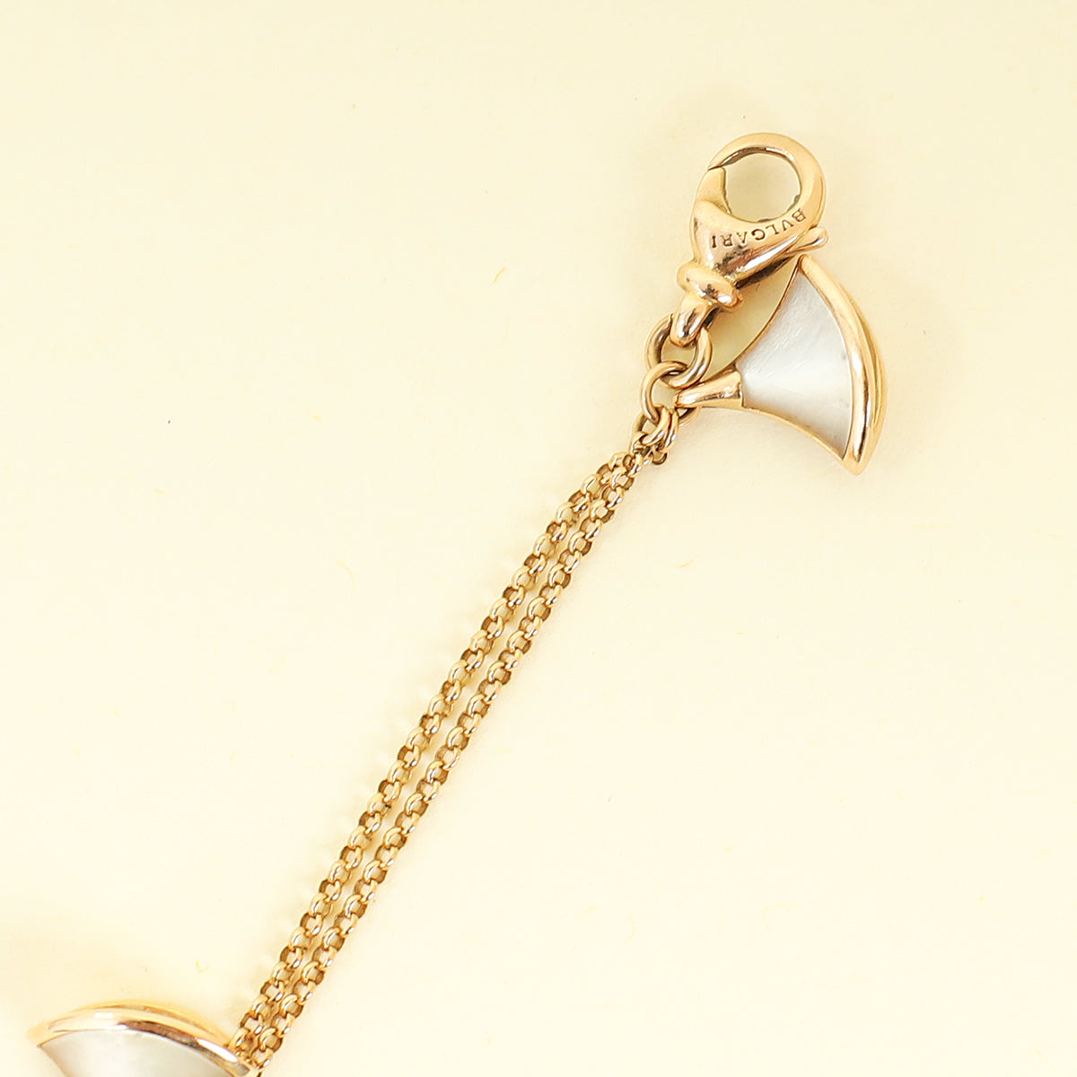 Bvlgari 18K Rose Gold Diva's Dream MOP 4 Motifs Bracelet