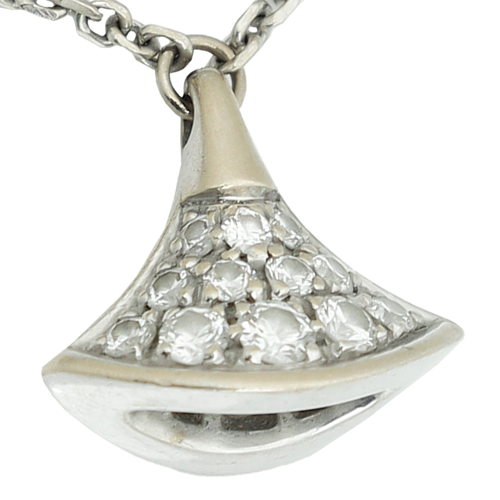 Bvlgari 18K White Gold Diamond Diva's Dream Bracelet