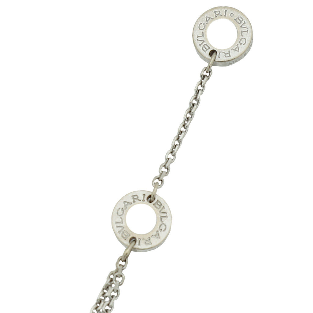 Bvlgari 18K White Gold Diamond Diva's Dream Bracelet
