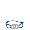 Bvlgari Sterling Silver Fortuna Interlocking Cord Bracelet