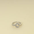 Bvlgari 18K White Gold Diamond Bvlgari Ring 52