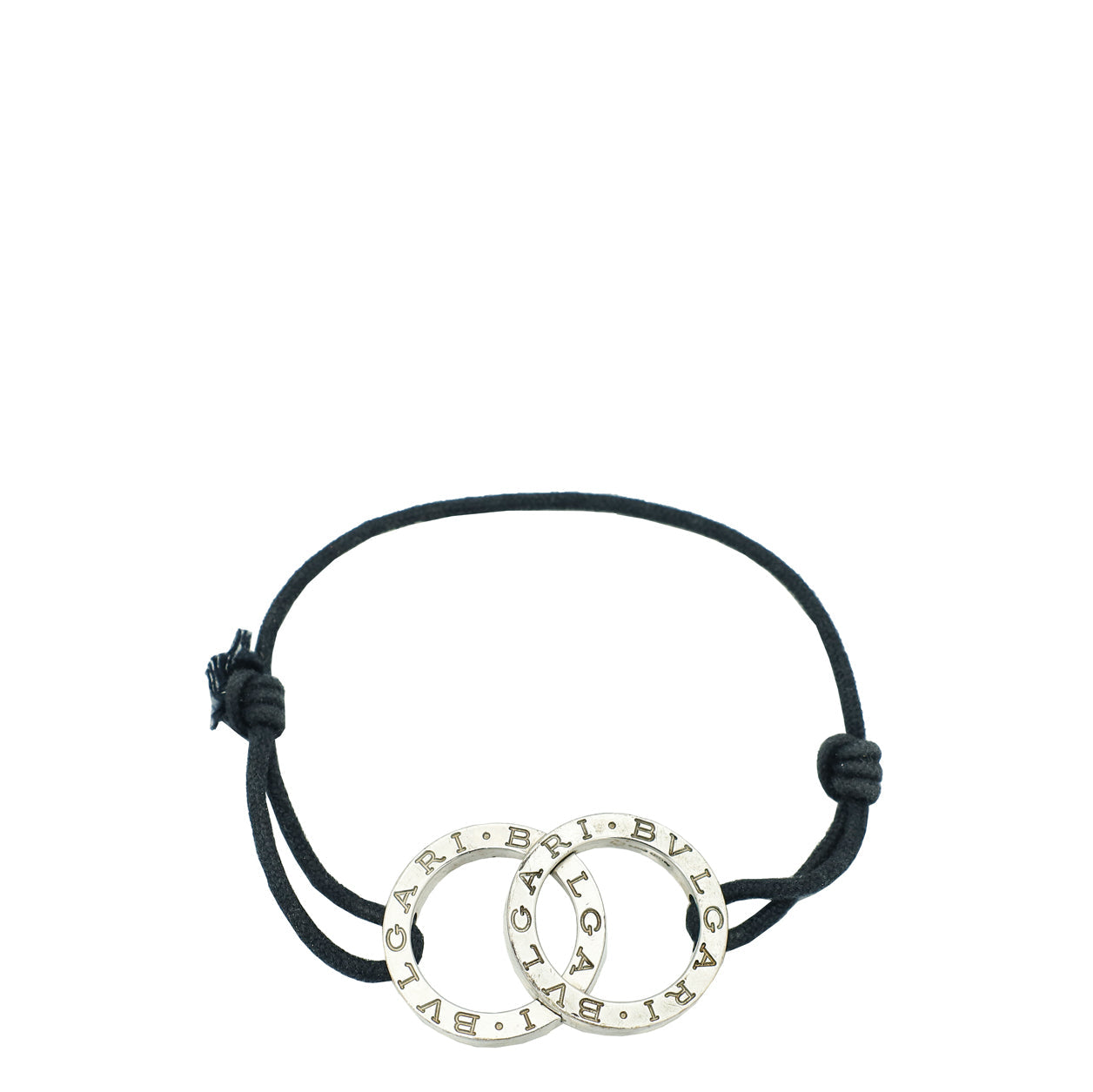 Bvlgari Sterling Silver Bvlgari Cord Bracelet
