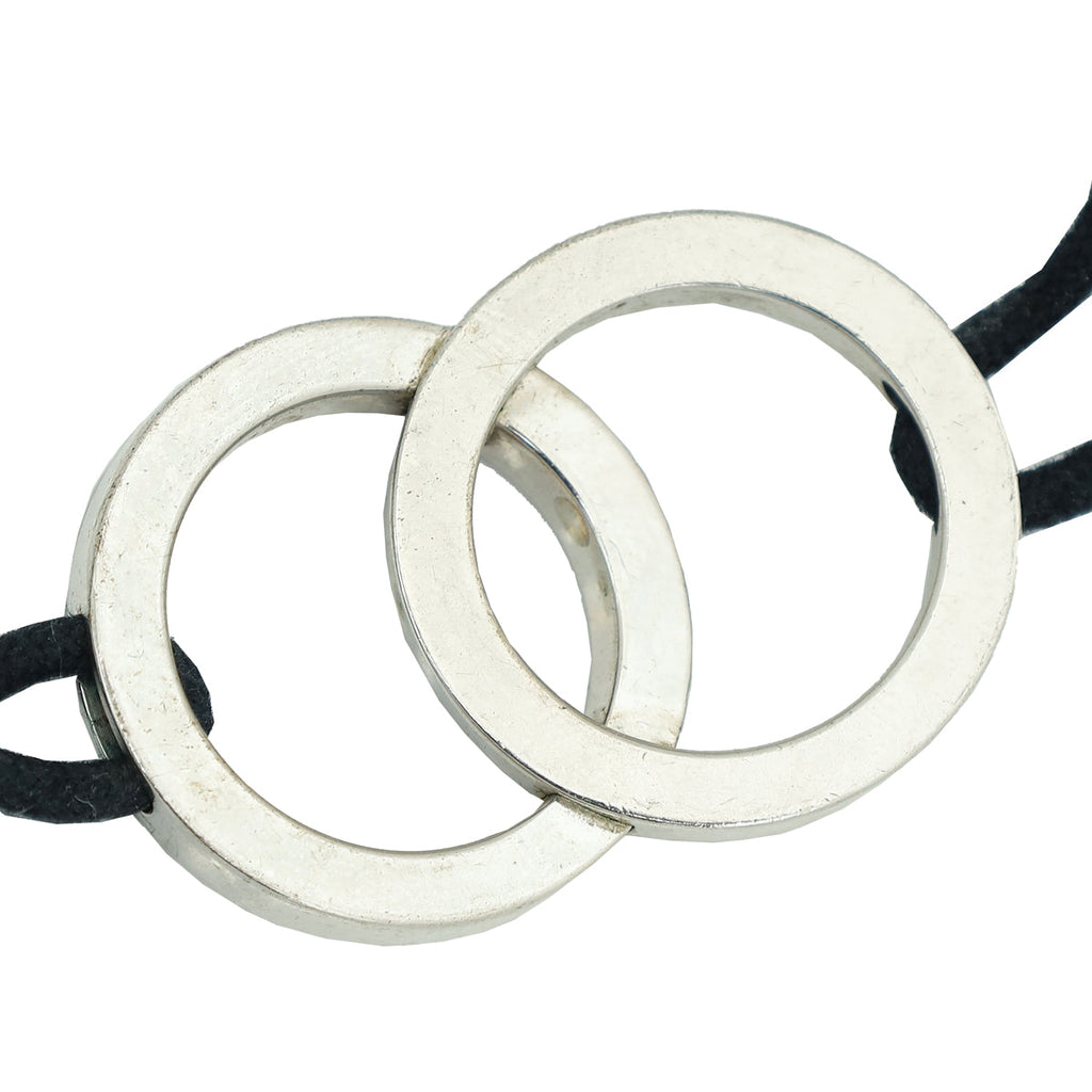 Bvlgari Sterling Silver Bvlgari Cord Bracelet