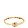 Bvlgari 18K Pink Gold  Rubellite Serpenti Seduttori Small Bracelet