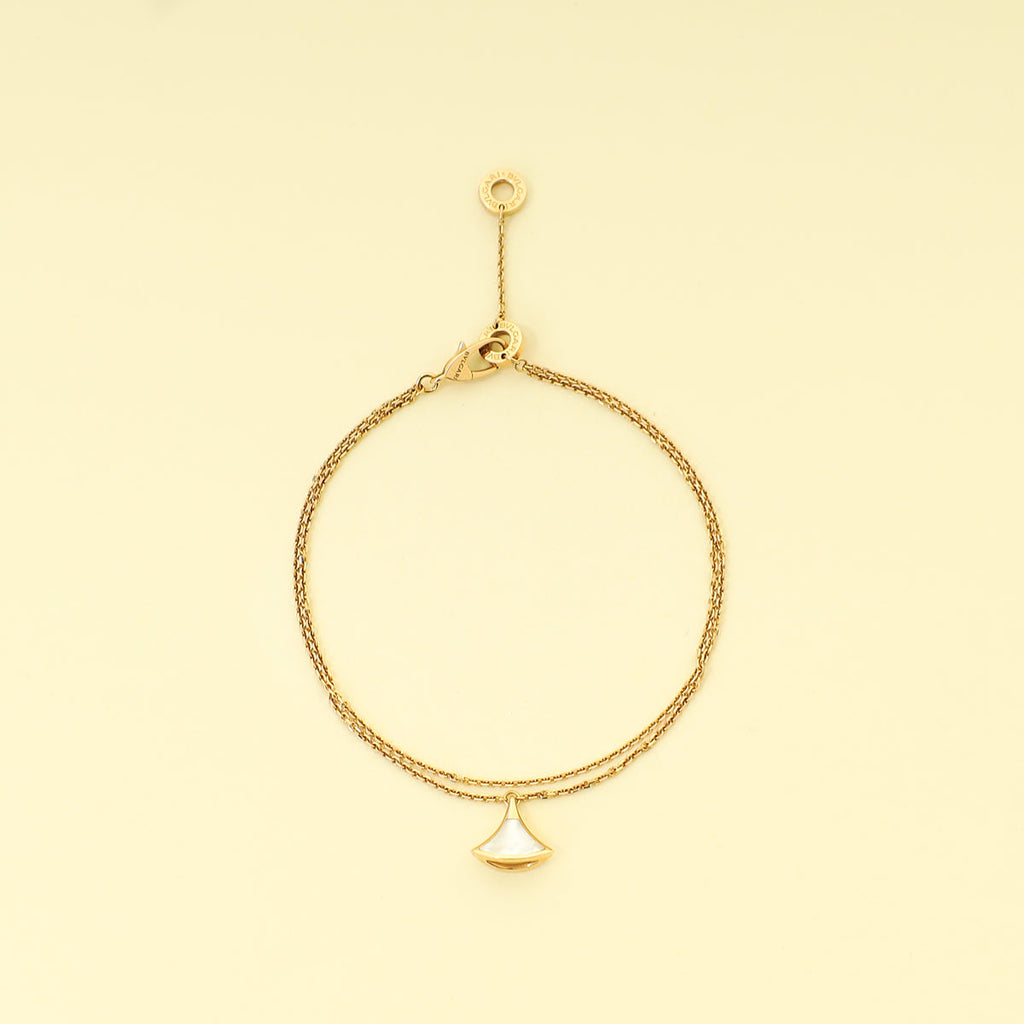 Bvlgari 18K Rose Gold MOP Diva's Dream Bracelet