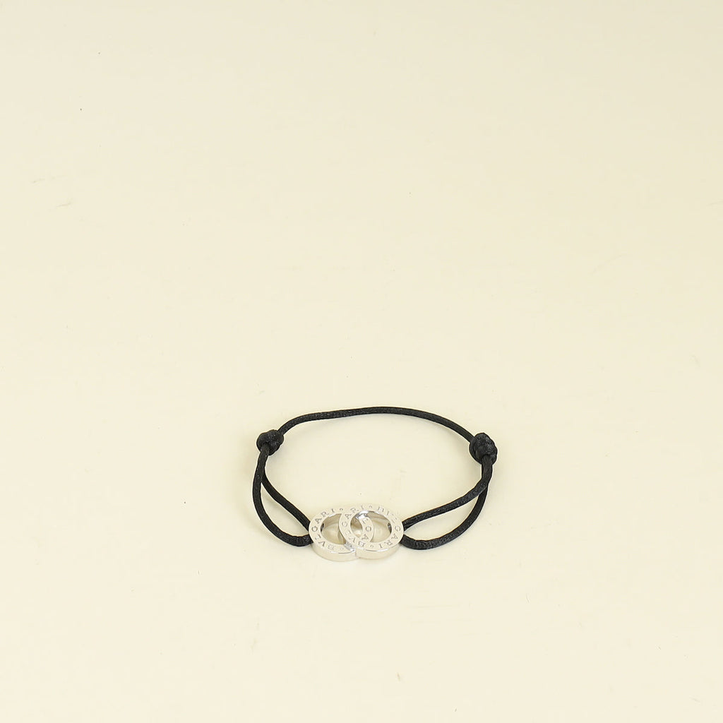 Bvlgari Sterling Silver Bvlgari Cord Bracelet