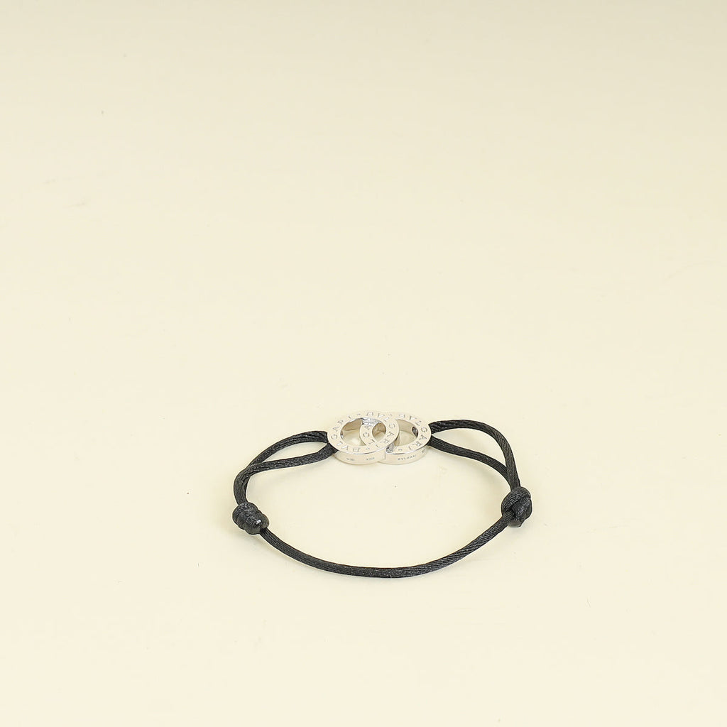 Bvlgari Sterling Silver Bvlgari Cord Bracelet