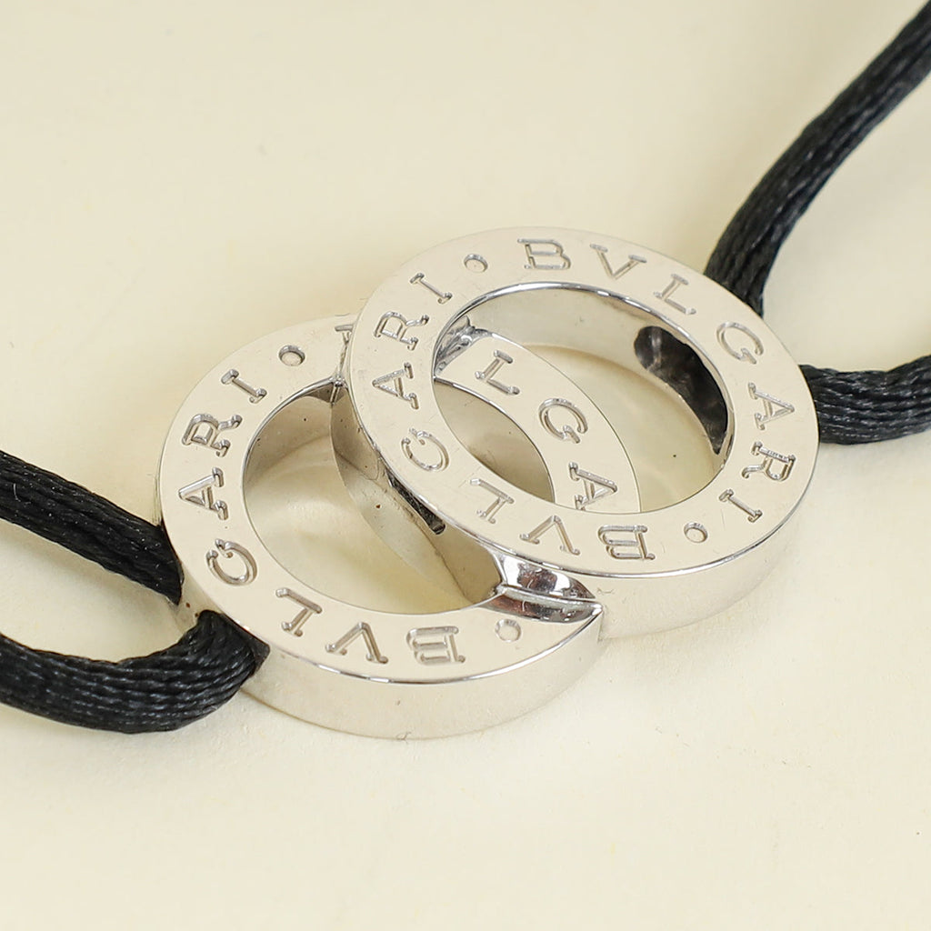 Bvlgari Sterling Silver Bvlgari Cord Bracelet