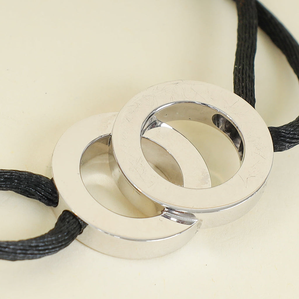 Bvlgari Sterling Silver Bvlgari Cord Bracelet