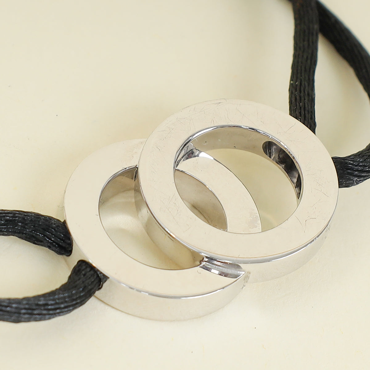 Bvlgari Sterling Silver Bvlgari Cord Bracelet